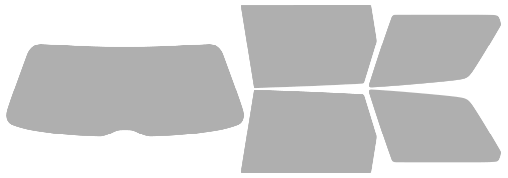 Färdigskuren solfilm Audi A4 Avant (Option 1) 1999-2001