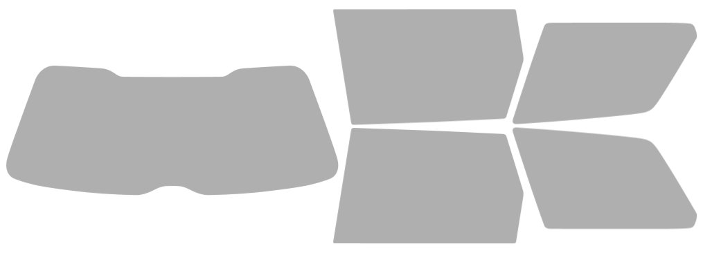 Färdigskuren solfilm Audi A4 Avant (Option 2) 1999-2001