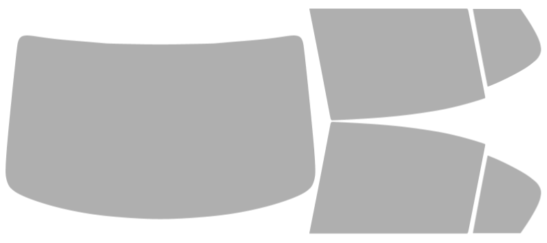 Färdigskuren solfilm BMW 3-Serie Sedan (Option 1) 2006-2011