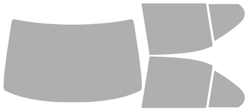 Färdigskuren solfilm BMW 5-Serie Sedan (Option 1) 1997-2003