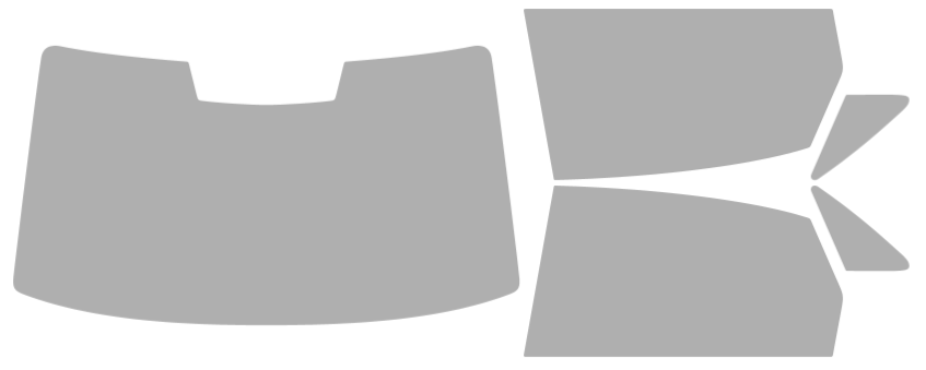 Färdigskuren solfilm Audi A4/S4 4D Sedan (Option 2) 2017-2025