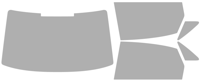 Färdigskuren solfilm Audi A4/S4 4D Sedan (Option 1) 2017-2025