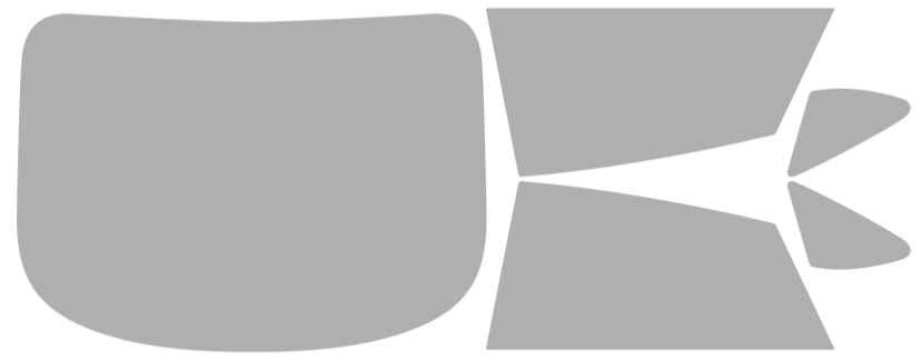 Färdigskuren solfilm Audi A7 4D Sedan 2012-2018