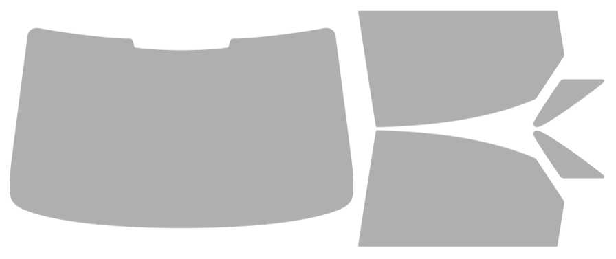 Färdigskuren solfilm Audi A8 4D Sedan (Option 1) 2011-2018