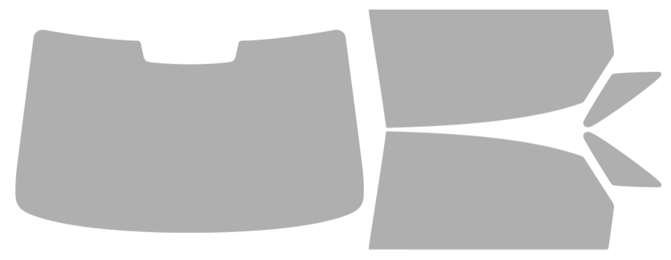 Färdigskuren solfilm Audi A8 L 4D Sedan (Option 2) 2011-2018