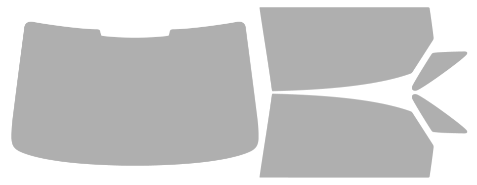Färdigskuren solfilm Audi A8 L 4D Sedan (Option 1) 2011-2018