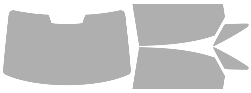 Färdigskuren solfilm Audi A8/S8 4D Sedan (Option 2) 2019-2025