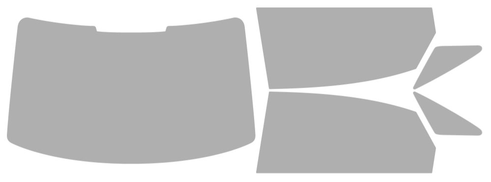 Färdigskuren solfilm Audi A8/S8 4D Sedan (Option 1) 2019-2025