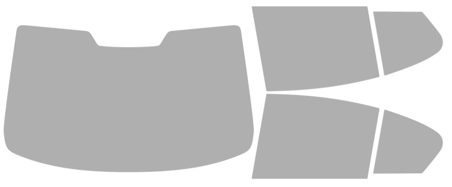 Färdigskuren solfilm BMW 5-Serie M5 4D Sedan (Option 2) 2017-2023
