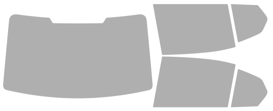 Färdigskuren solfilm BMW 5-Serie i5/M5 4D Sedan (Option 1) 2024-2026