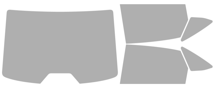 Färdigskuren solfilm Volkswagen Volkswagen Jetta 4D Sedan (Option 2) 2019-2026