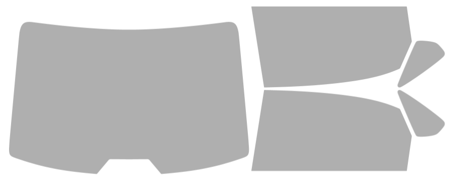 Färdigskuren solfilm Volkswagen Passat 4D Sedan (Option 2) 2020-2022