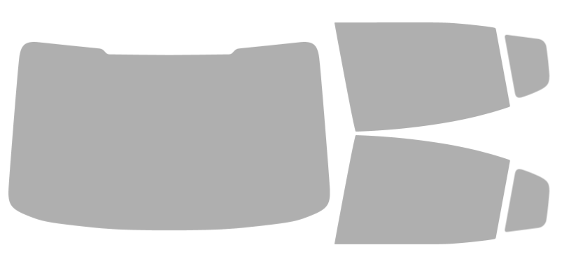 Färdigskuren solfilm Volvo S60 4D Sedan (Option 1) 2019-2025