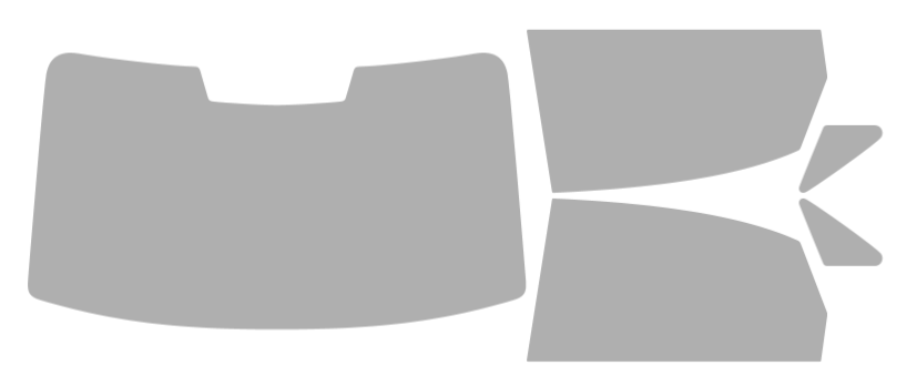 Färdigskuren solfilm Audi A3/S3/RS3 Sedan (Option 2) 2022-2026