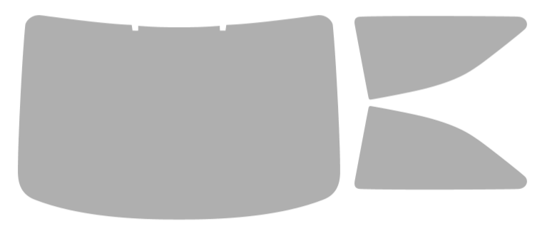 Färdigskuren solfilm Audi A5/S5 Coupe (Option 1) 2008-2017