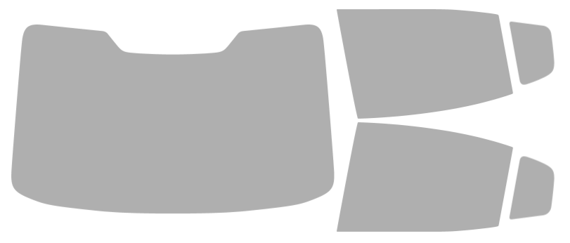 Färdigskuren solfilm Volvo S60 (Option 2) 2019-2025