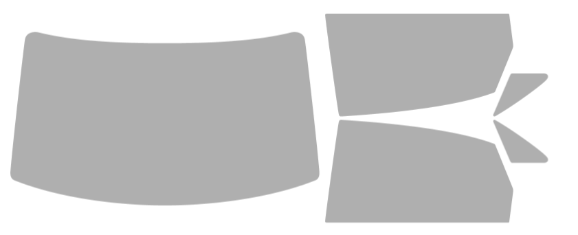 Färdigskuren solfilm Audi A3 Sedan (Option 1) 2015-2021