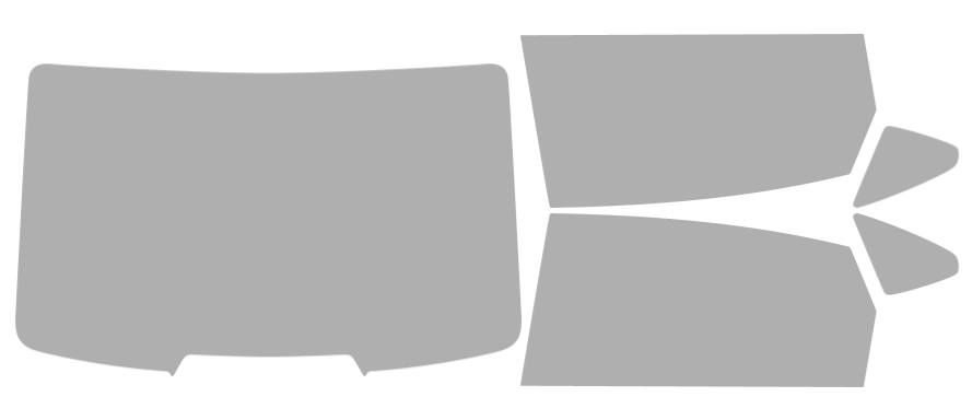 Färdigskuren solfilm Volvo S90 (Option 2) 2018-2025