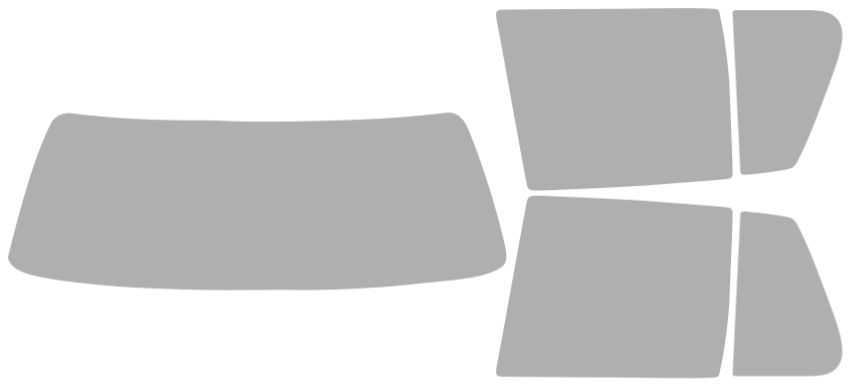 Färdigskuren solfilm Volkswagen Golf 4D (Option 1) 1999-2005