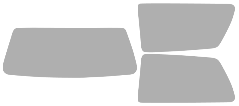 Färdigskuren solfilm Volkswagen Golf/GTI 2D (Option 1) 1993-1999