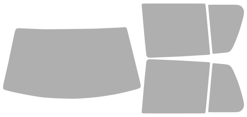 Färdigskuren solfilm Volkswagen Jetta Sedan (Option 1) 1993-1998