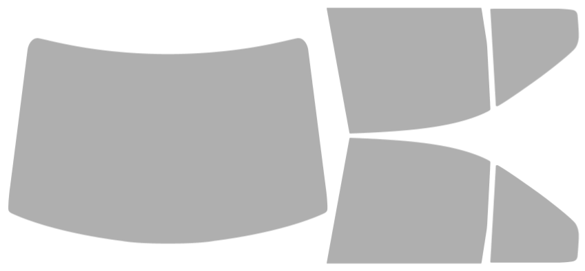 Färdigskuren solfilm Volkswagen Jetta Sedan (Option 1) 1999-2005