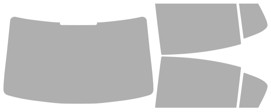 Färdigskuren solfilm Volkswagen Passat Sedan (Option 2) 2006-2011