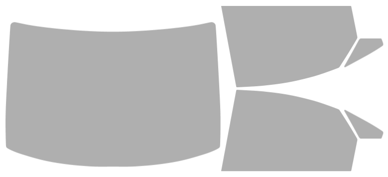 Färdigskuren solfilm Volvo S40 Sedan (Option 1) 2006-2011